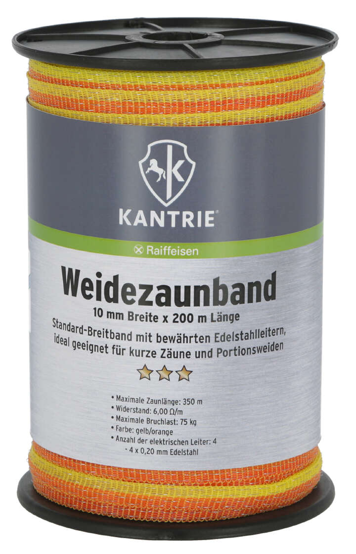 KANTRIE Weidezaunband für kurze Zaunanlagen